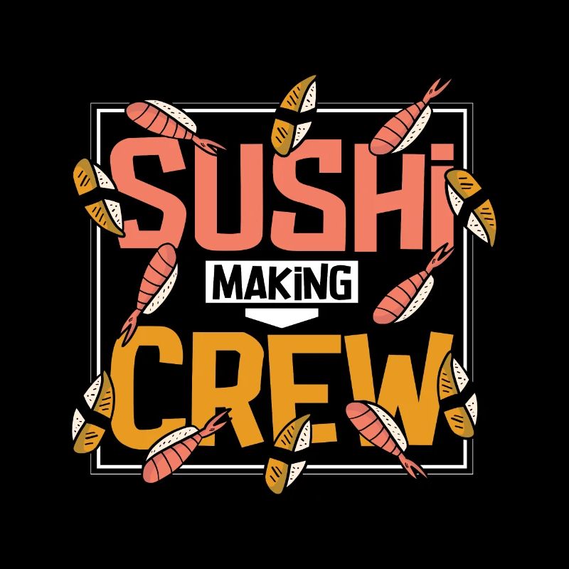 Équipe de fabrication de sushis