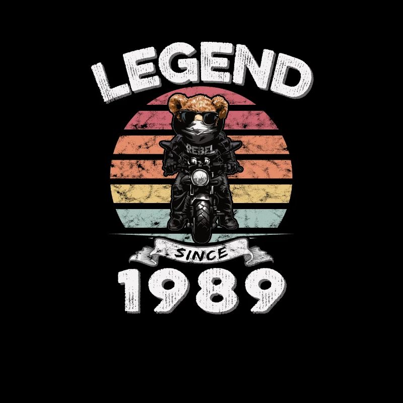 1989 Geburtstag Legend since sunset Teddy