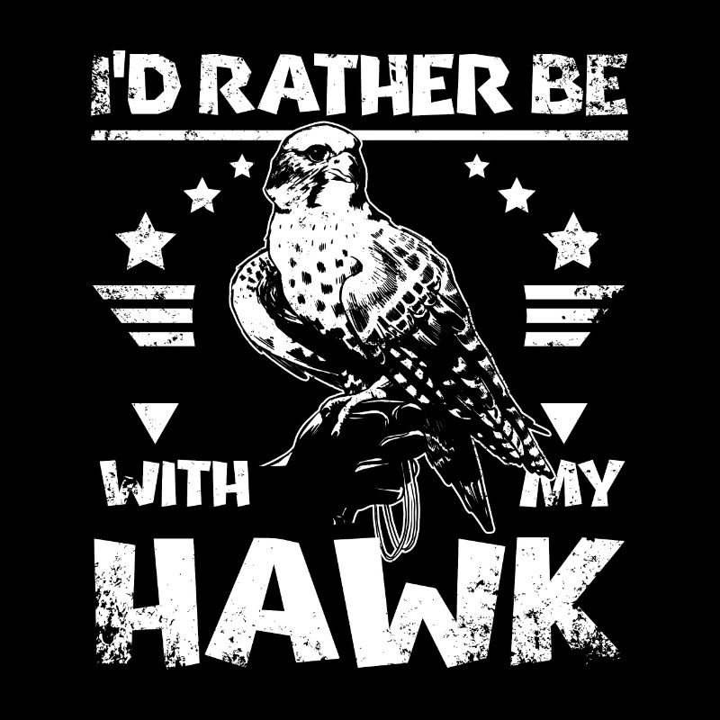 Falconer I'd rather be with my hawk
