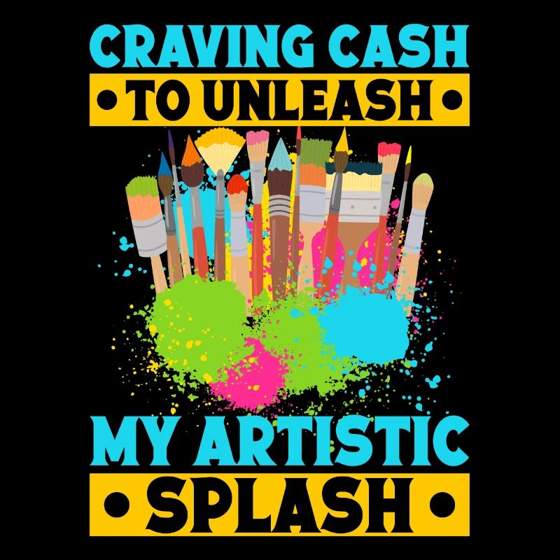 Cool Artist My Artistic Splash Painter Gift Idea