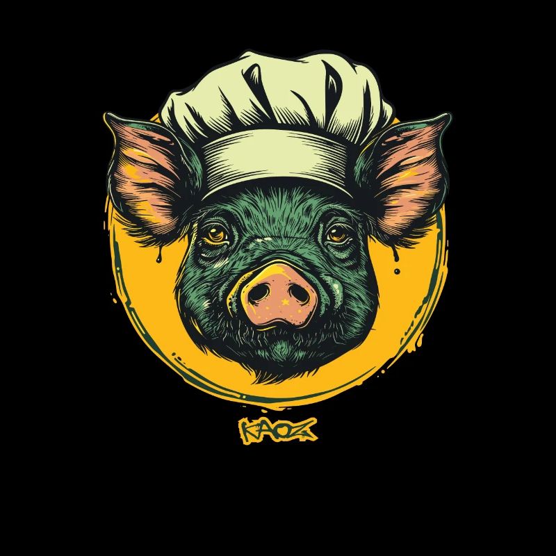 Cuisines Cuisinier Chef Cochon