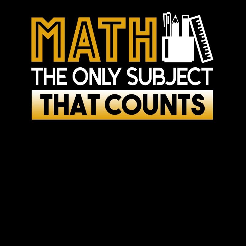 Math Teacher Math The Only Subject That Counts