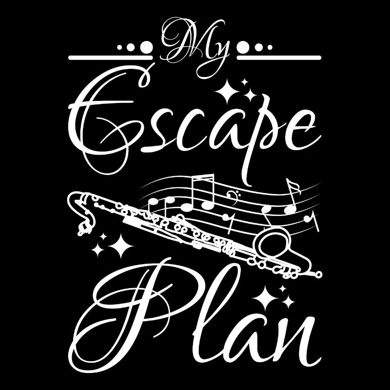 Mon plan d’évasion, jouer de la clarinette basse