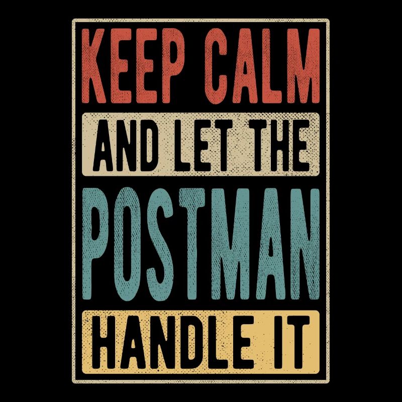 Postbote Retro Geschenk