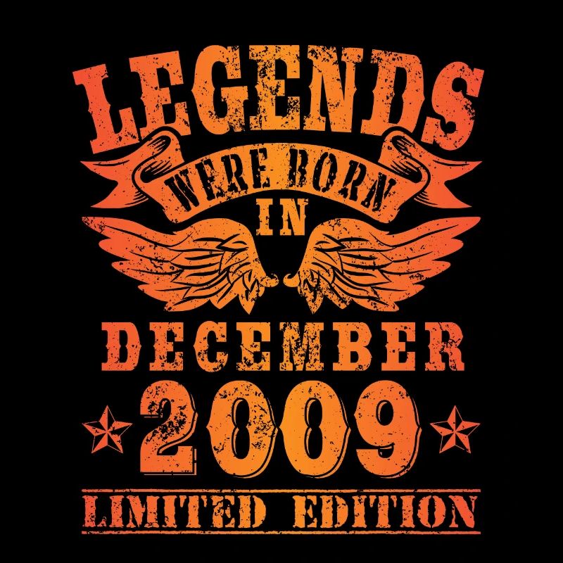 Legends were born in Dezember 2009 Geburtstag