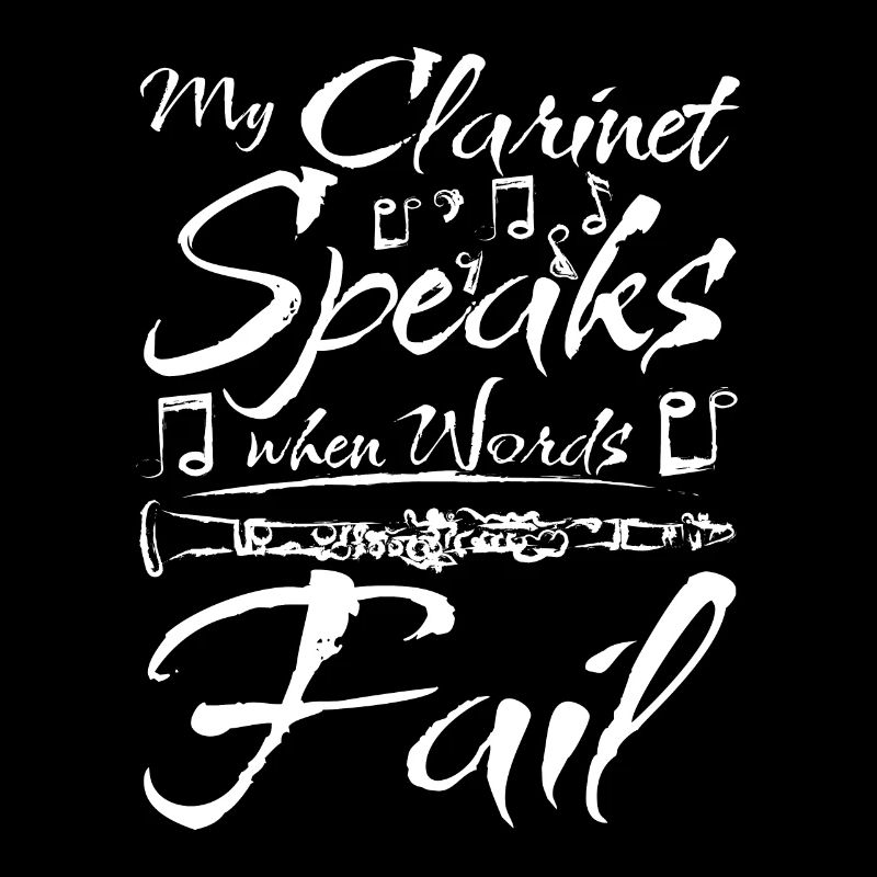 My clarinet speaks when words fail