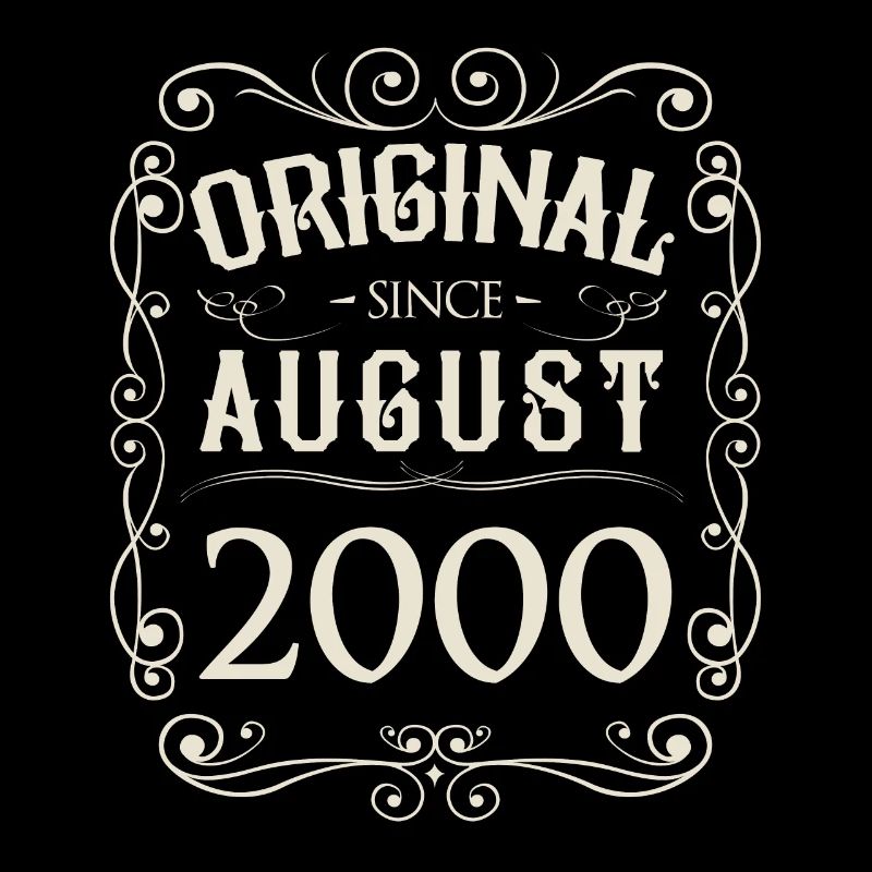 Vintage - Original since August 2000 Geburtstag