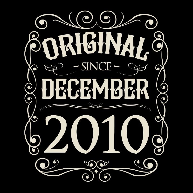 Vintage - Original since Dezember 2010 Geburtstag