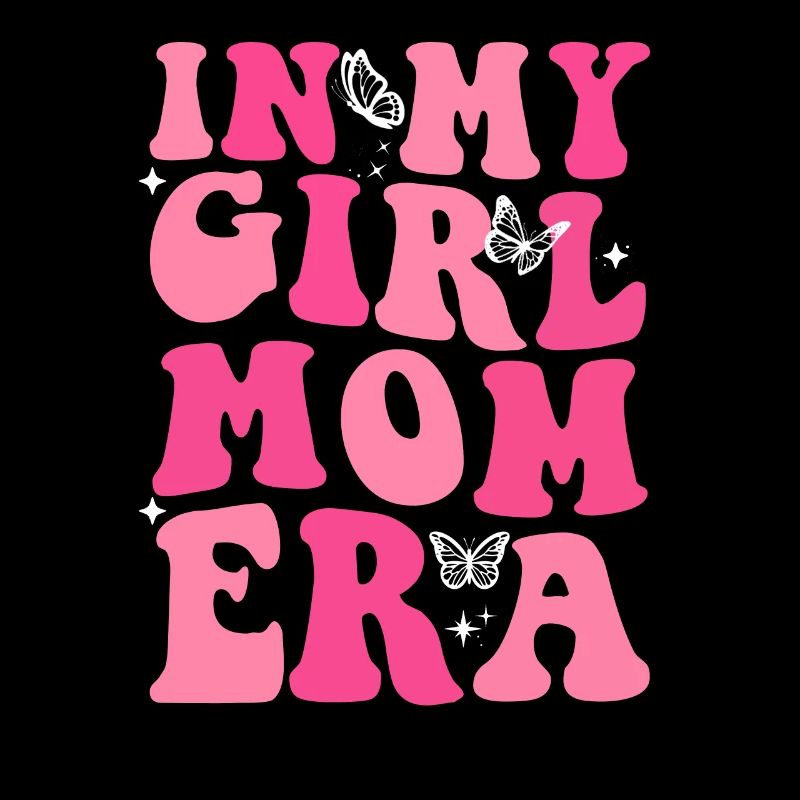 Dans mon ère maman Groovy fleur papillon motif maman