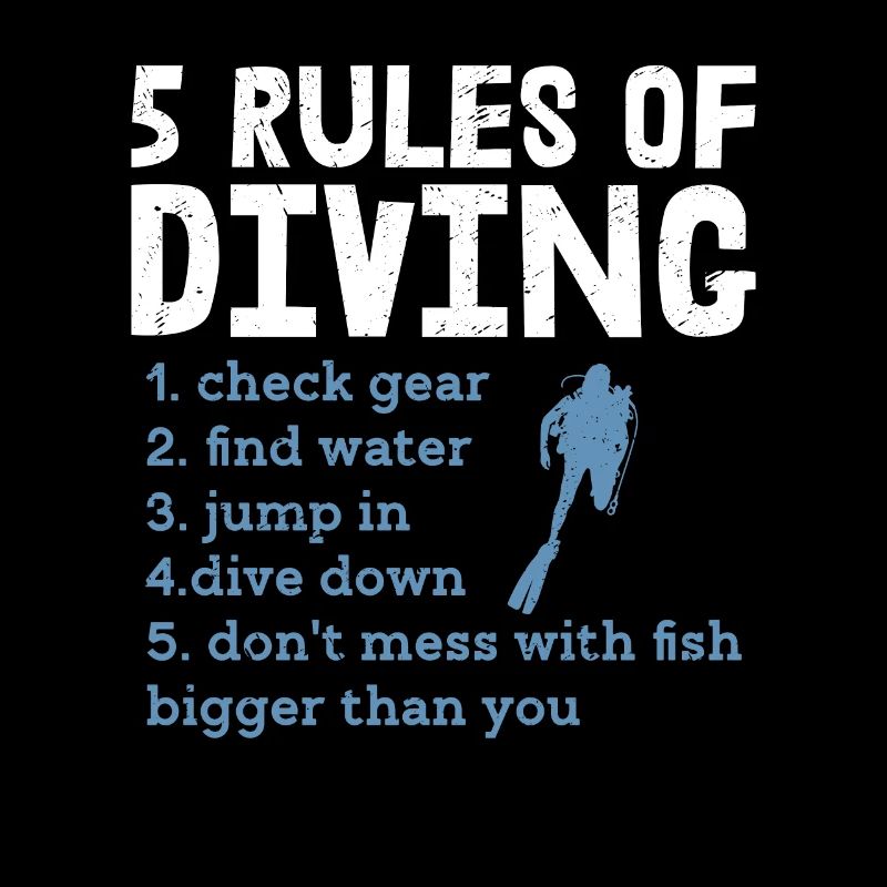 5 règles de plongée Diver Plongée sous-marine