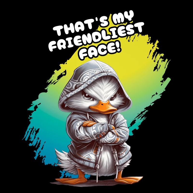 C’EST MON VISAGE LE PLUS AMICAL. Canard, Humour, Fun, Fun