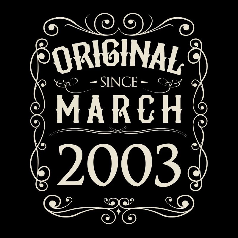 Millésime - Original depuis mars 2003 Anniversaire