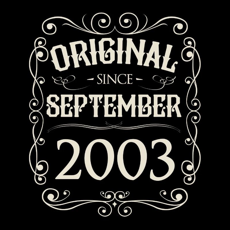 Millésime - Original depuis septembre 2003 Anniversaire