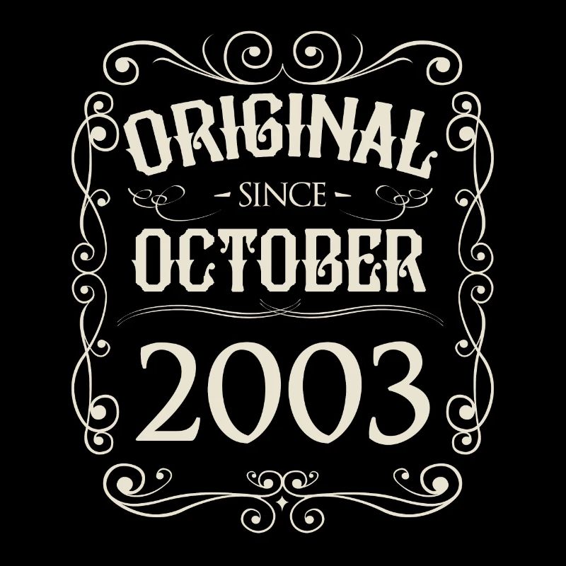 Millésime - Original depuis octobre 2003 Anniversaire