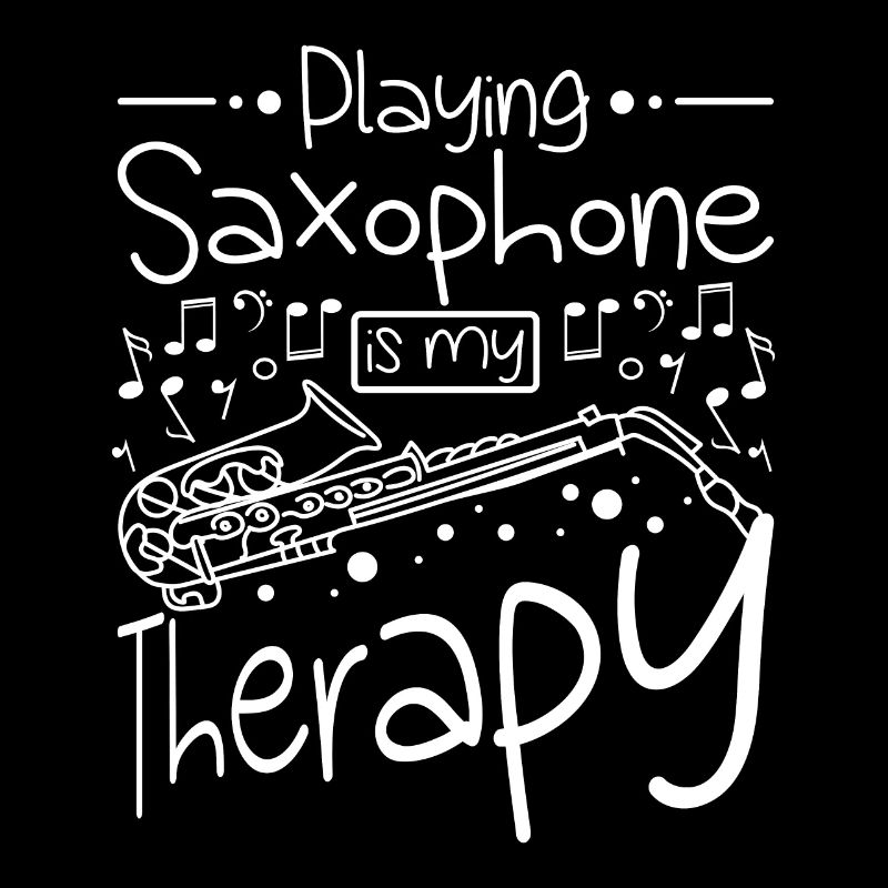 Playing saxophone is my therapy