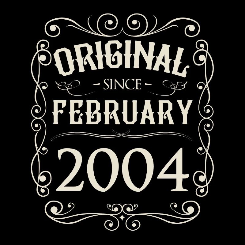 Vintage - Original since Februar 2004 Geburtstag