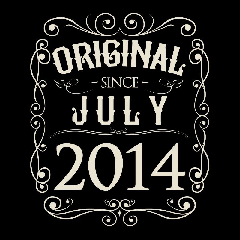Vintage - Original since Juli 2014 Geburtstag