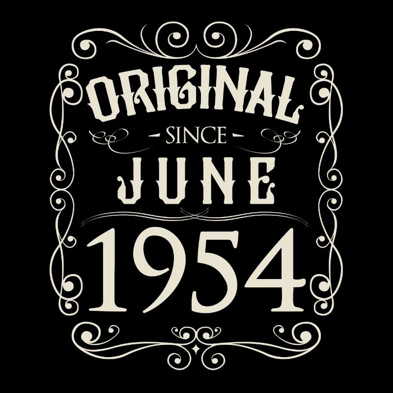 Vintage - Original since Juni 1954 Geburtstag