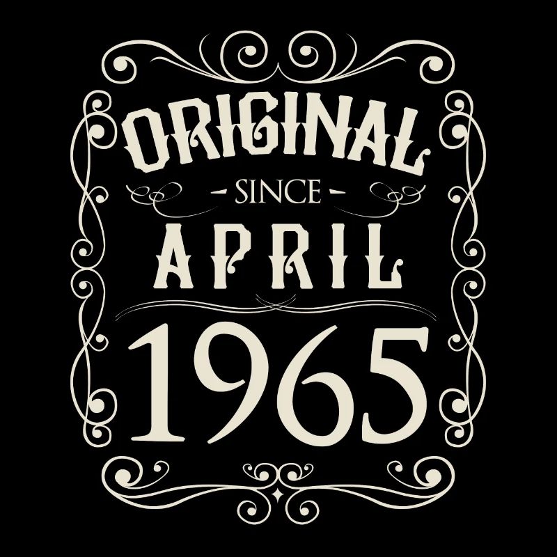 Vintage - Original since April 1965 Geburtstag