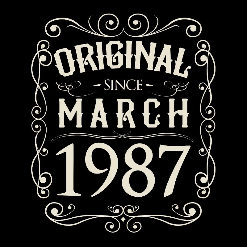 Vintage - Original since March 1987 Birthday