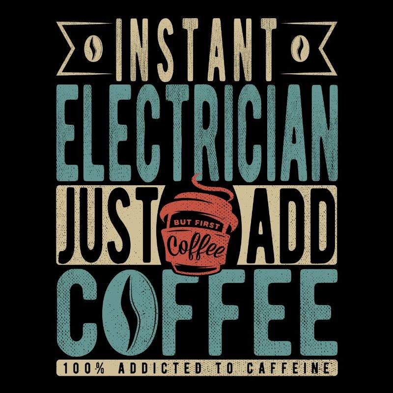 Électricien instantané Il suffit d’ajouter du café