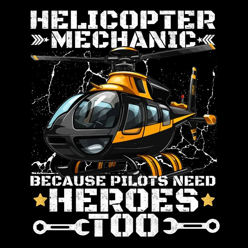 Helicopter Mechanic Heroes Pride