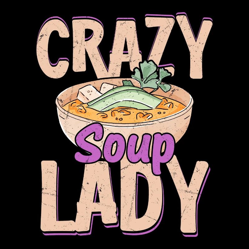 Crazy Soup Lady Bowl Repas Nourriture