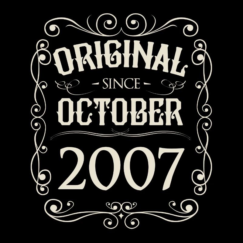 Vintage - Original since October 2007 birthday