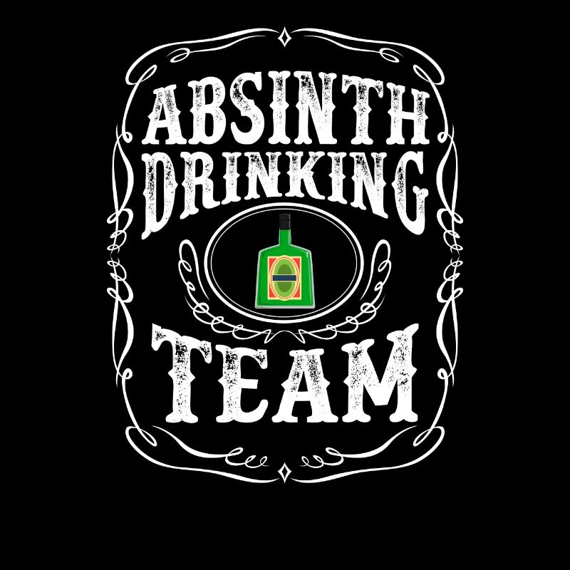 Absinth Drinking Team T-Shirt - Funny Alcoholic