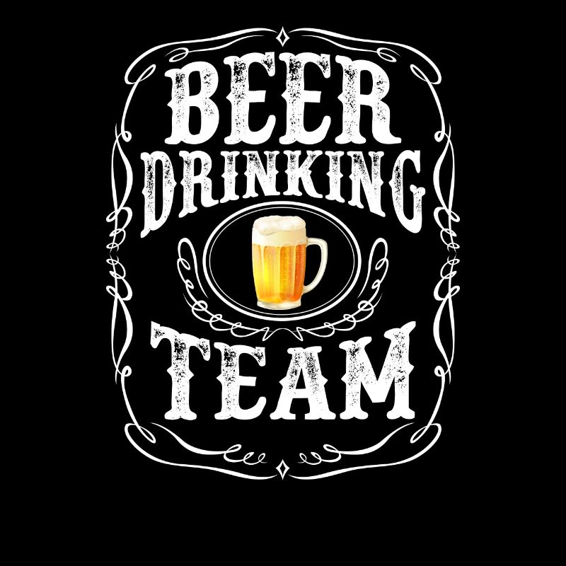 T-shirt de l’équipe de consommation de bière - Populaire alcoolisé