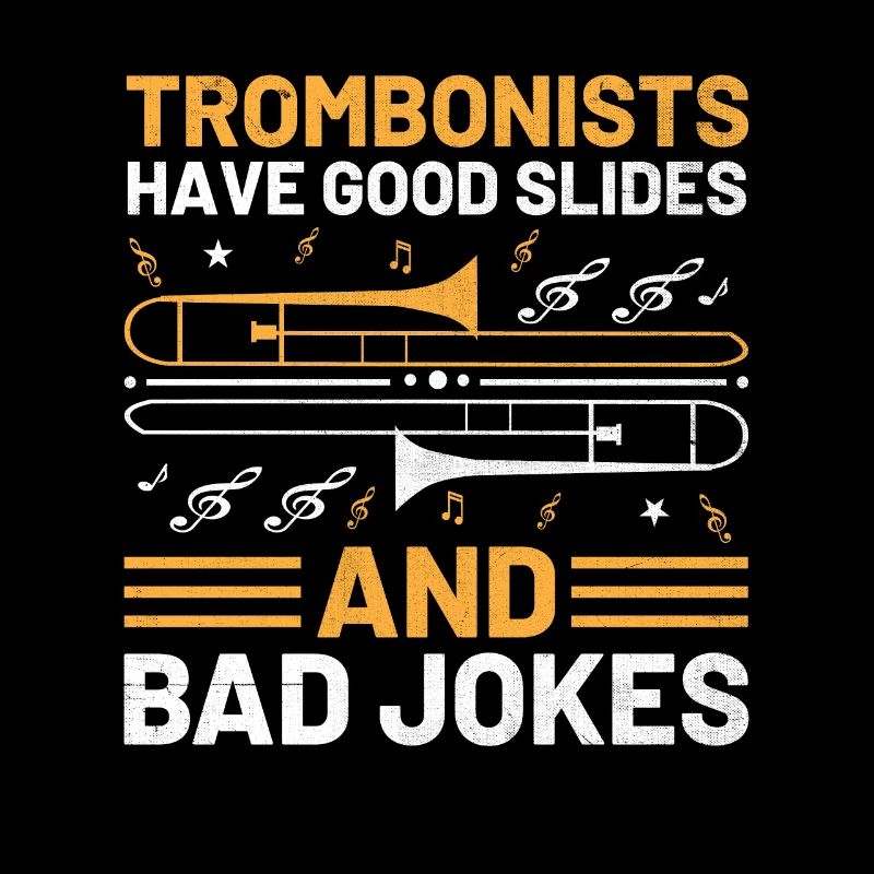 Trombonist Trombone Player Marching Band Trombone