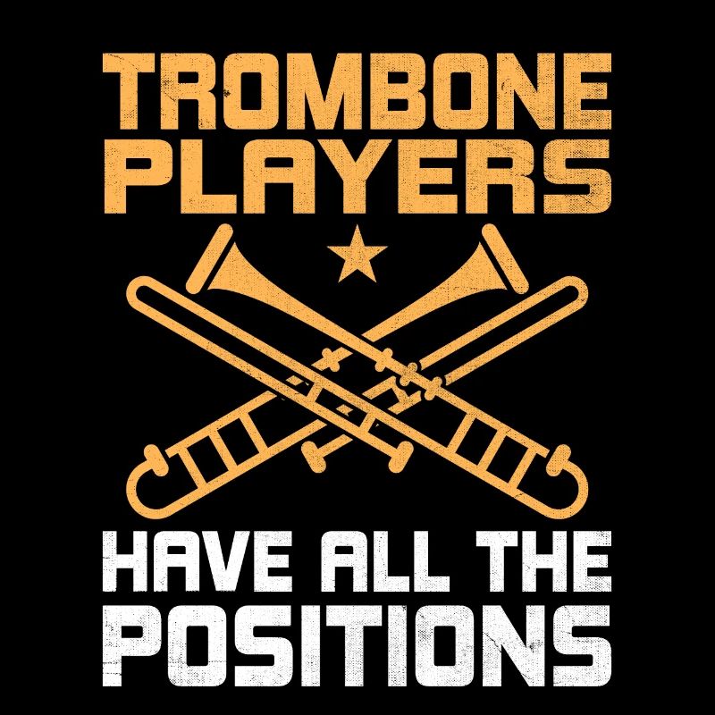 Trombonist Trombone Player Marching Band Trombone