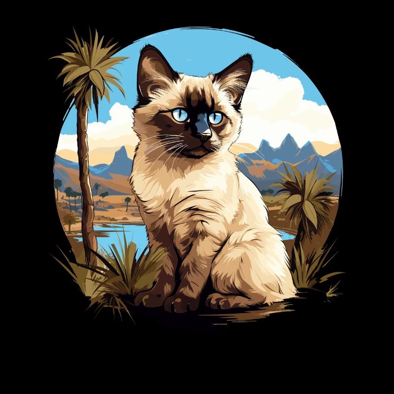 Chat balinais Balinesenkatze