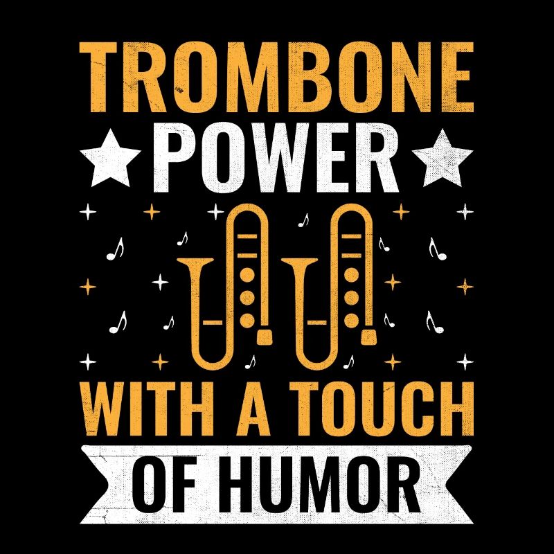 Trombonist Trombone Player Marching Band Trombone