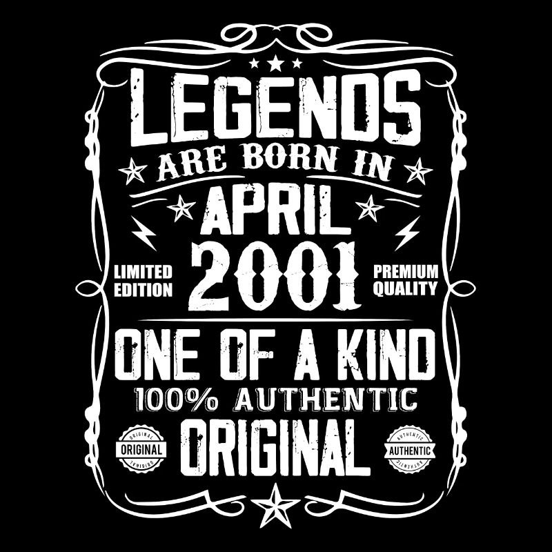 Die Legenden wurden im April 2001 geboren - Geschenk 2001