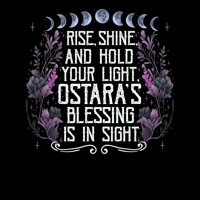 Ostara Witch Moon Eostre Printemps Oriental