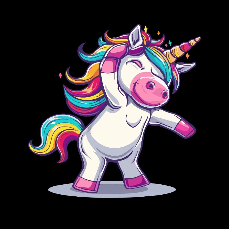 Tanzendes Einhorn