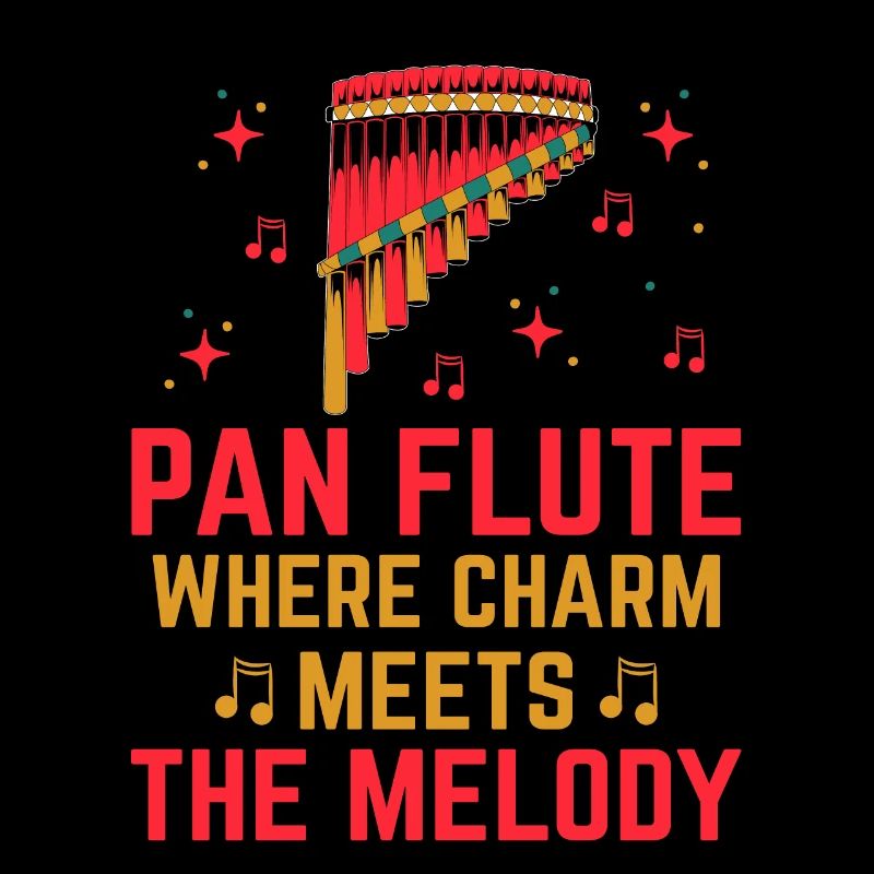 Pan Flute Player Pan Flutist Marching Band Music I