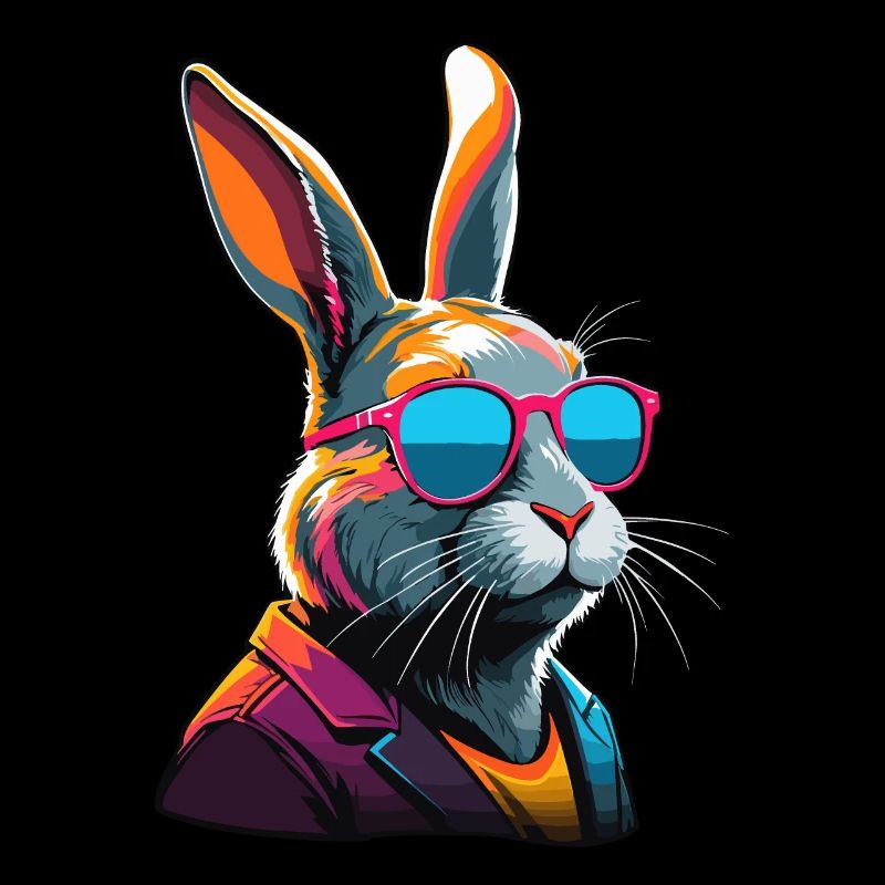 Iconic Dad Bunny Easter Bunny Streetwear Dad