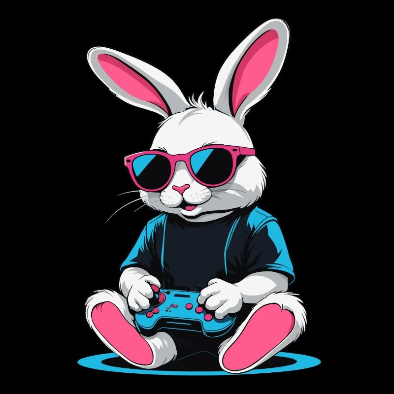 Easter Bunny Gamer Iconic Easter Gaming