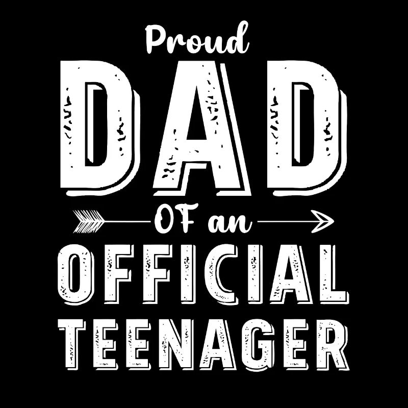 Fier papa d’un anniversaire officiel d’adolescent