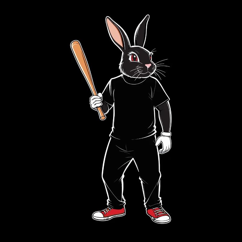 Baseball Player, Easter Bunny, Easter, Baseball