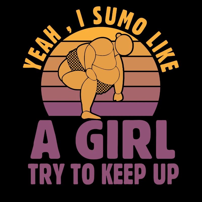 Ja, ich Sumo wie ein Mädchen versuche mitzuhalten