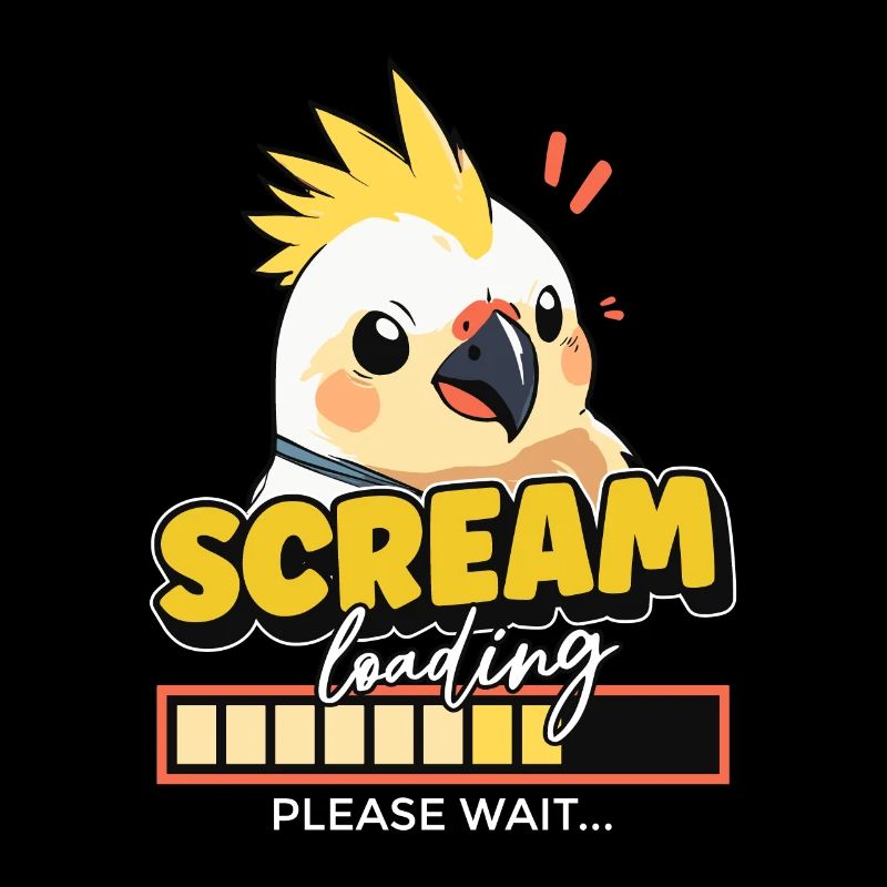 Cockatiel Scream Loading Please Wait Cockatoo