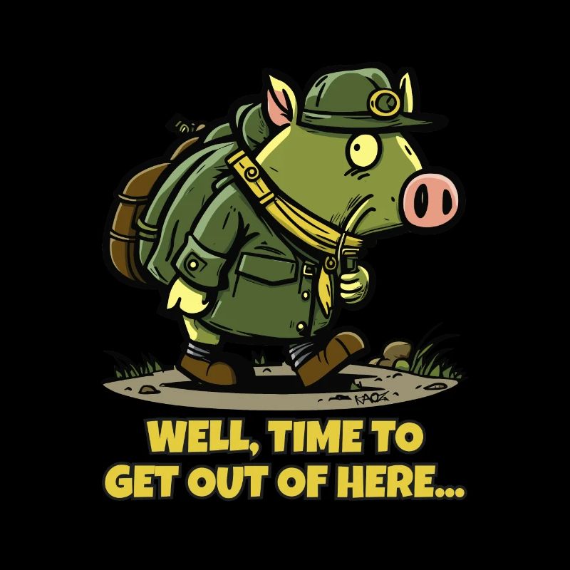 Il est temps de s’évader d’ici : Wandering Pig