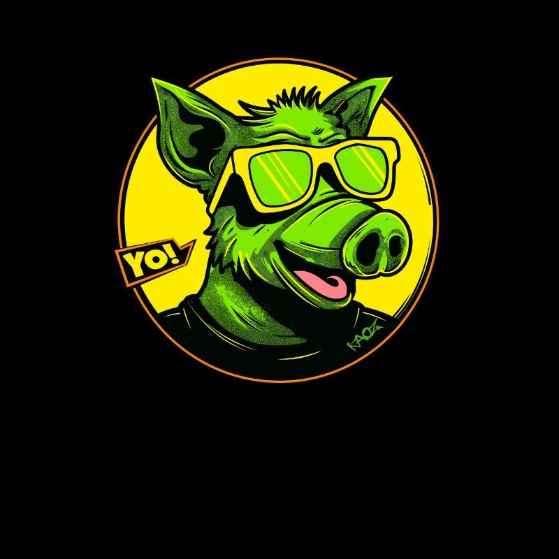 The coolest pig, yo