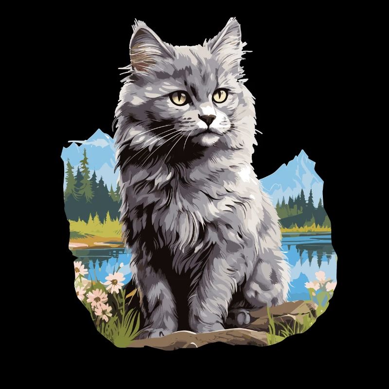 Chaton Nebelung Chat Nebelung