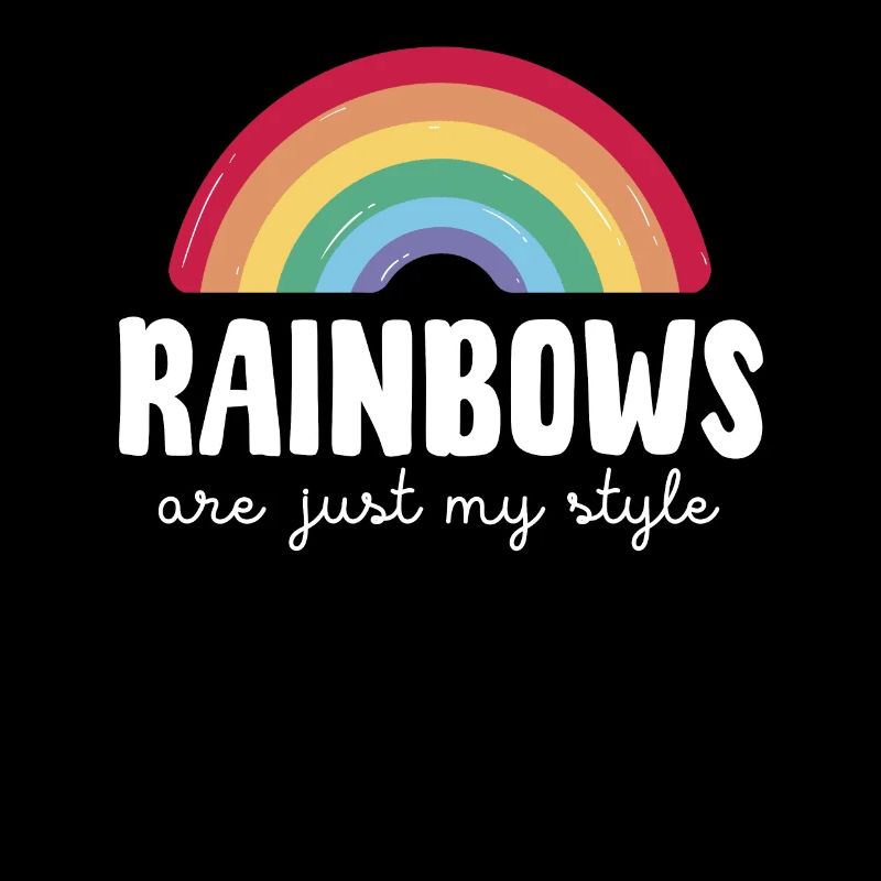 LGBTQ Rainbow Saying Pride Month