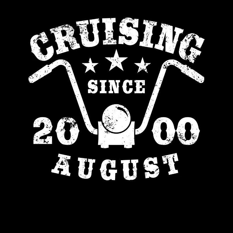 Cruising Biker Geburtstag August 2000 Motorrad