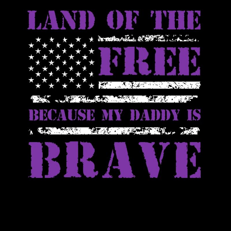 Terre de la liberté parce que mon papa est courageux